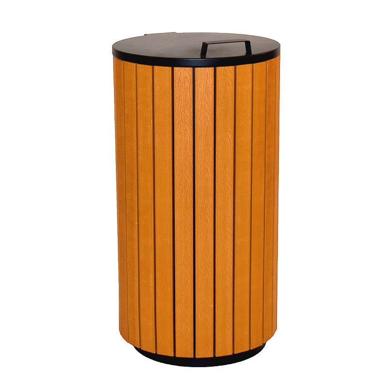 V-Part buitenafvalbak 90 liter houtlook/antraciet
