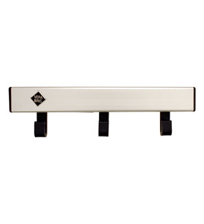 V-Part Pro-line wandgarderobe 3 haken grijs/zwart