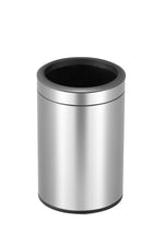 EKO Round Open Top Bin 12 liter mat RVS