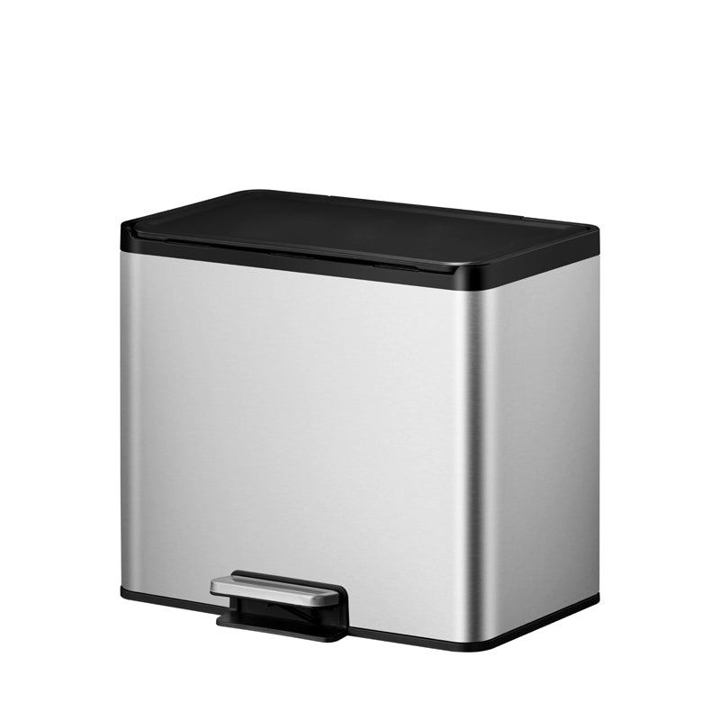 EKO Essential 2 Recycler pedaalemmer 20+9 liter mat RVS