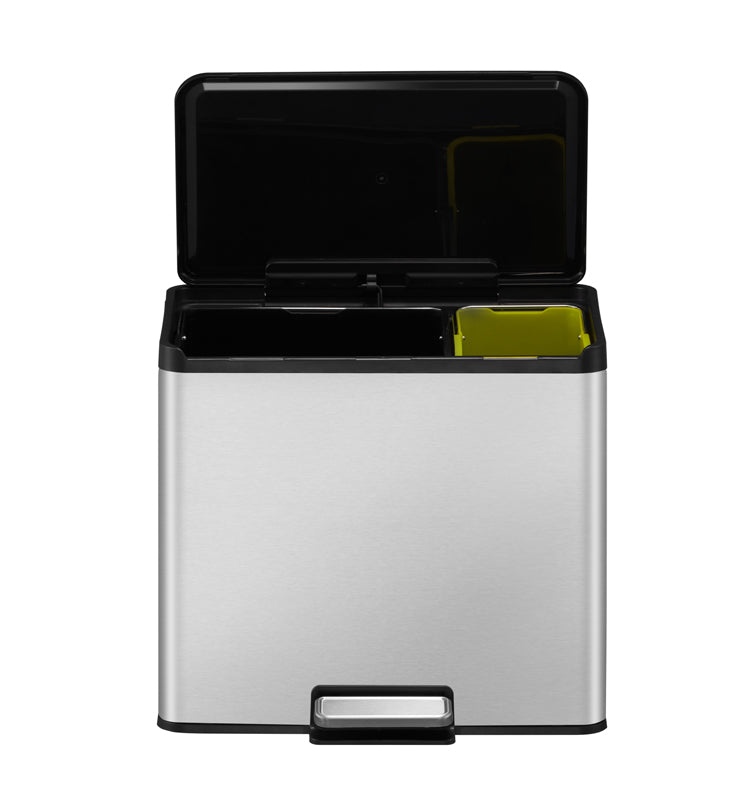 EKO Essential 2 Recycler pedaalemmer 20+9 liter mat RVS