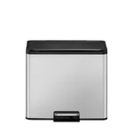 EKO Essential 2 Recycler pedaalemmer 20+9 liter mat RVS