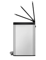 EKO Essential 2 Recycler pedaalemmer 20+9 liter mat RVS