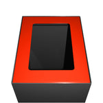 V-Part top voor modulaire afvalscheidingsunit 60 liter rood