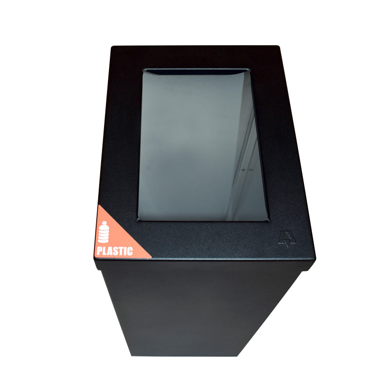 DutchDesign RecycloFlex 60 modulaire afvalbak 60 liter zwart
