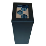 DutchDesign RecycloFlex 60 modulaire afvalbak 60 liter zwart
