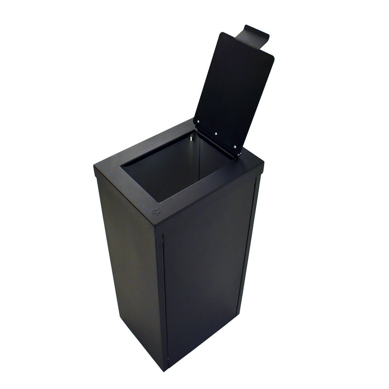DutchDesign RecycloFlex 60 modulaire afvalbak 60 liter zwart