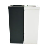 DutchDesign RecycloFlex 60 modulaire afvalbak 60 liter zwart
