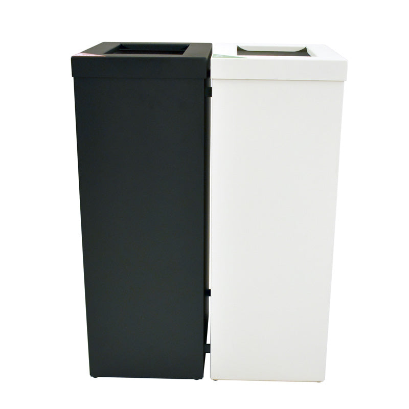 DutchDesign RecycloFlex 60 modulaire afvalbak 60 liter zwart
