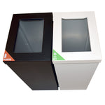 DutchDesign RecycloFlex 60 modulaire afvalbak 60 liter zwart