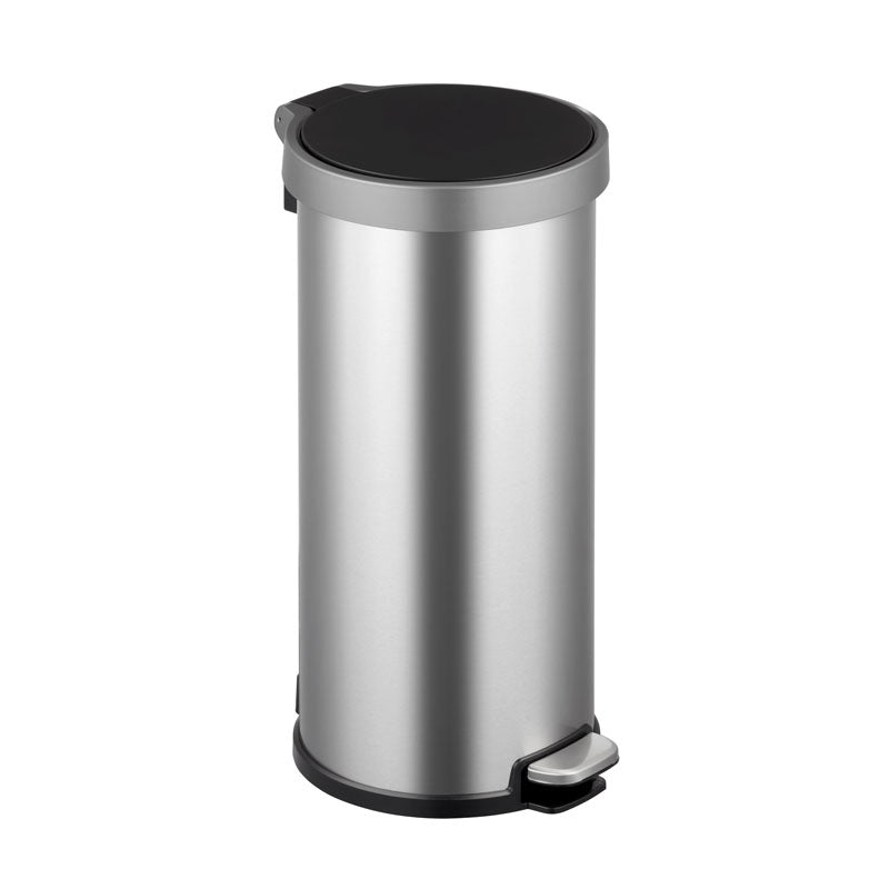 EKO Aria pedaalemmer rond 35 liter mat RVS