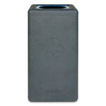 BrickBin circulaire afvalbak Paper 65 liter grijs met blauwe plaat