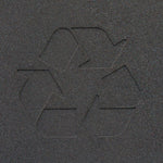 BrickBin circulaire afvalbak Paper 65 liter grijs met blauwe plaat