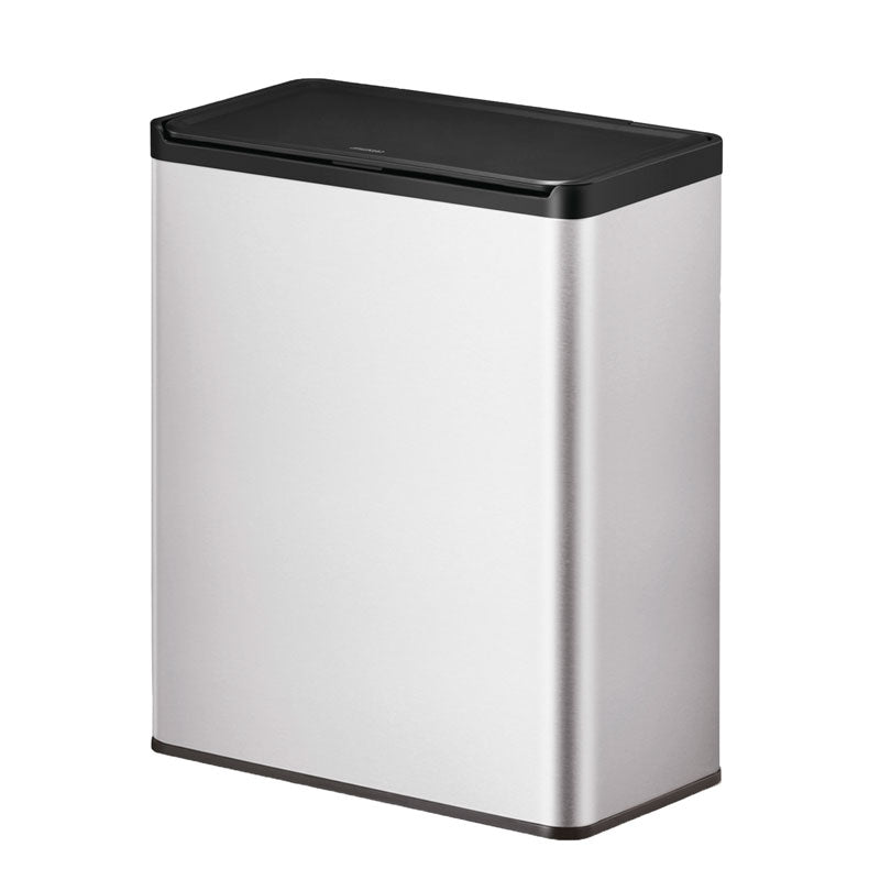 EKO Essential Touch Recycler 20+20 liter mat RVS/zwart