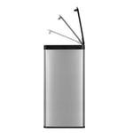 EKO Essential Touch Recycler 20+20 liter mat RVS/zwart