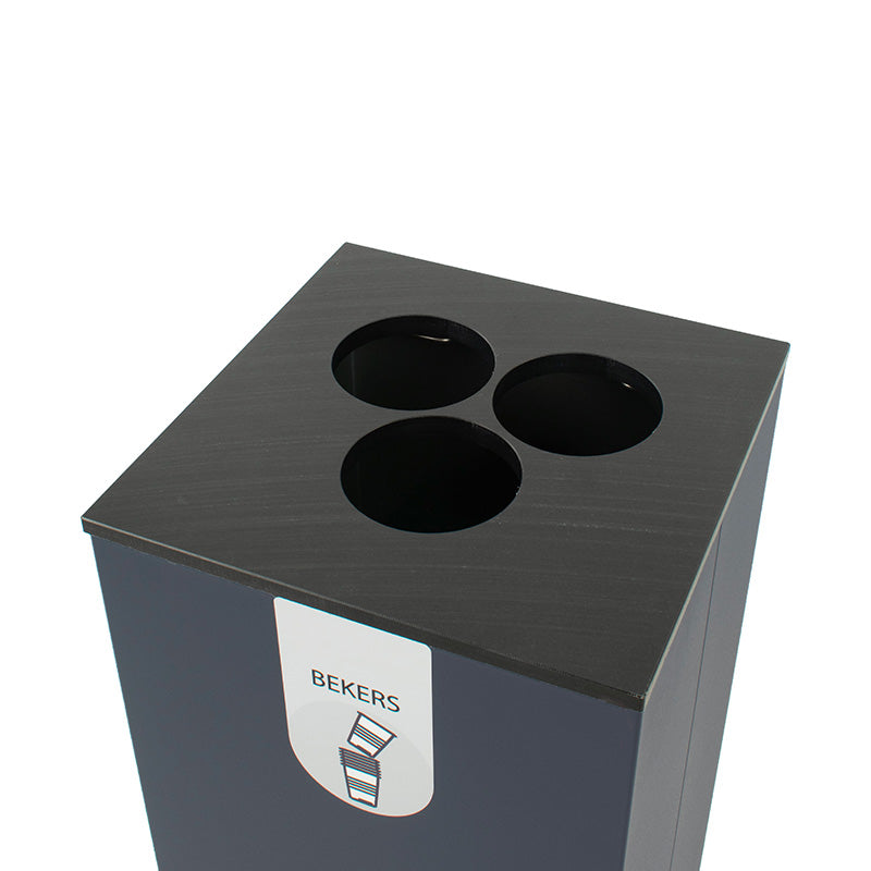 Paxa Large NL Bekers 65 liter antraciet/oranje