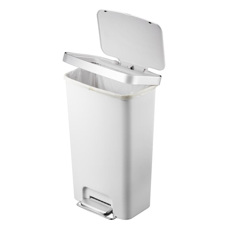 EKO Hana pedaalemmer 45 liter wit
