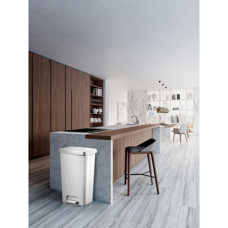 EKO Hana pedaalemmer 45 liter wit