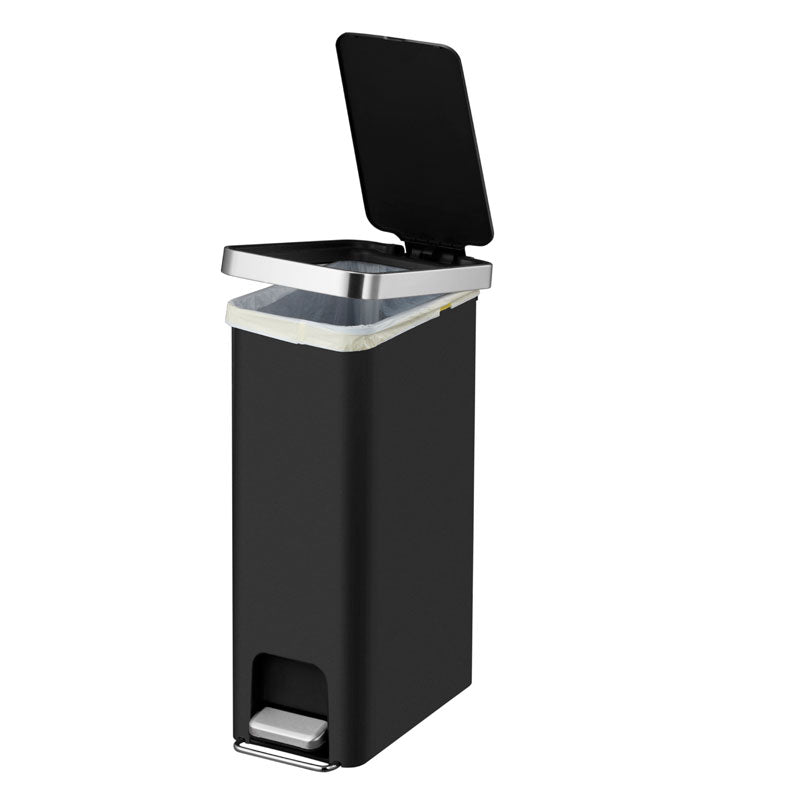 EKO Hana Slim pedaalemmer 40 liter zwart
