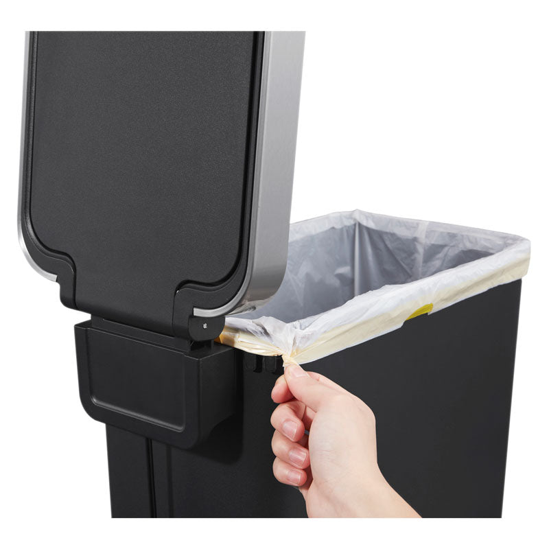 EKO Hana Slim pedaalemmer 40 liter zwart