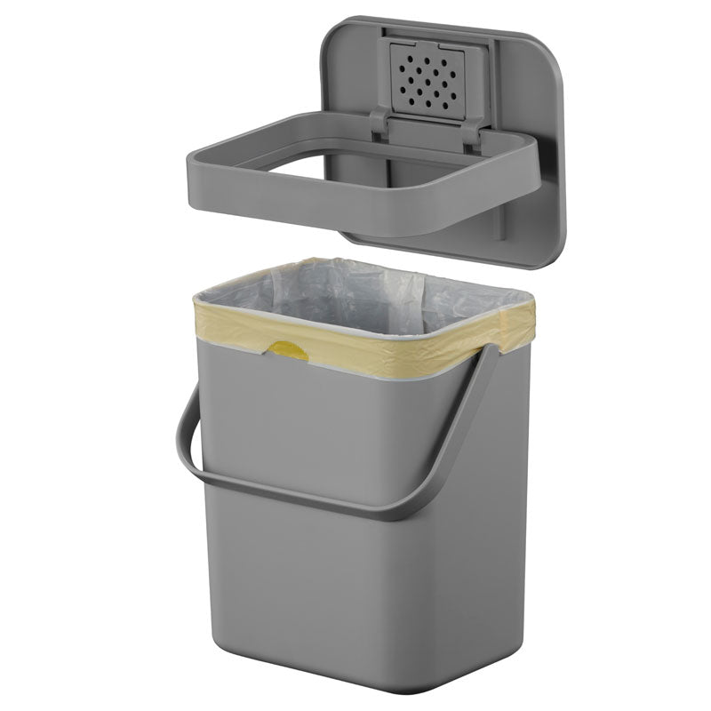 EKO Puro II Food Waste Caddy 5 liter grijs