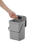 EKO Puro II Food Waste Caddy 5 liter grijs