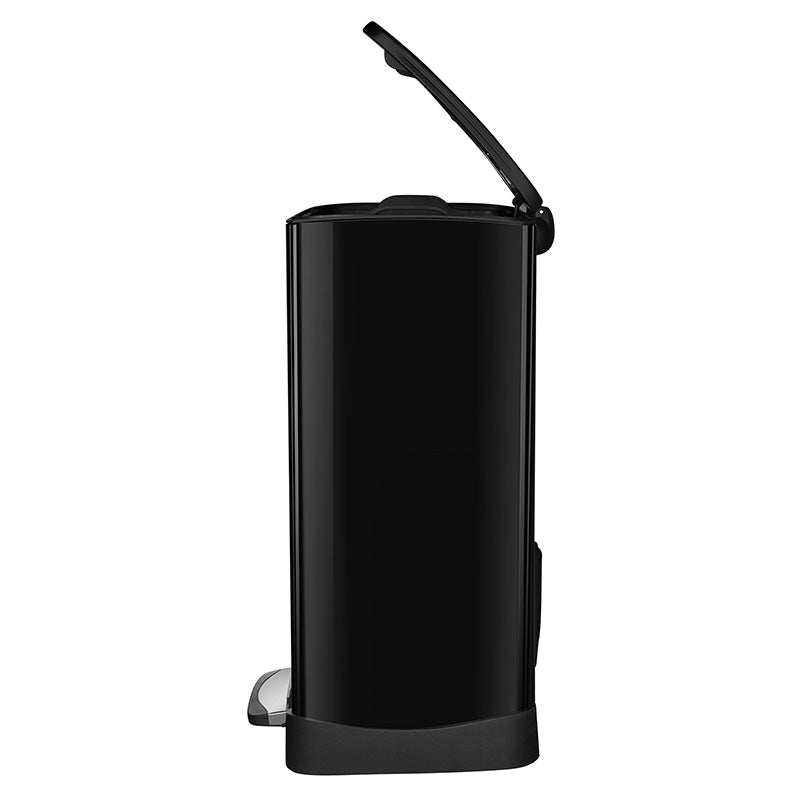 EKO Neo-Cube recycling pedaalemmer 28+18 liter zwart