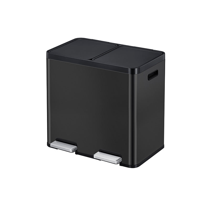 EKO Essential 1 Recycler pedaalemmer 22+22 liter zwart