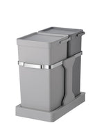 EKO Deco inbouwafvalemmer 15+20 liter grijs