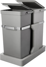 EKO Deco inbouwafvalemmer 15+20 liter grijs