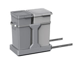 EKO Deco inbouwafvalemmer 15+20 liter grijs