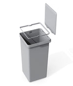 EKO Deco inbouwafvalemmer 15+20 liter grijs