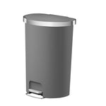 EKO Hana pedaalemmer halfrond 55 liter grijs