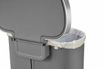 EKO Hana pedaalemmer halfrond 55 liter grijs