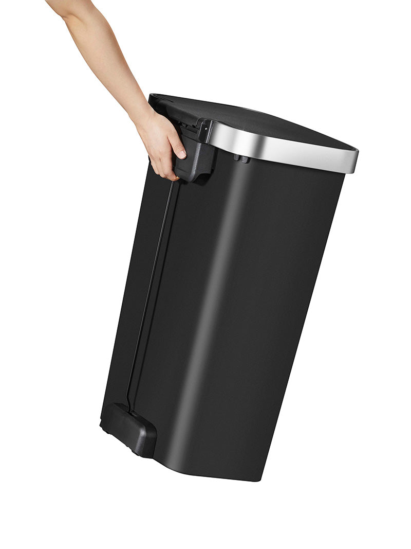 EKO Hana pedaalemmer 50 liter zwart