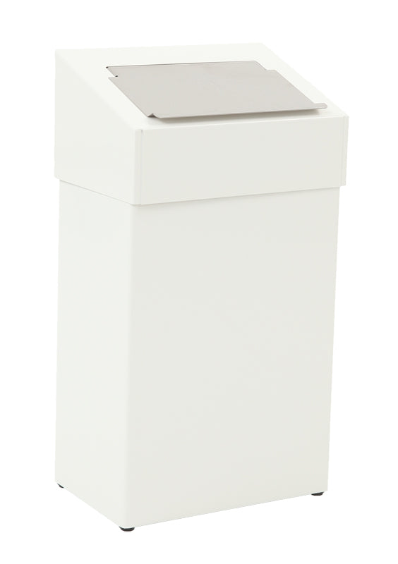 DutchDesign afvalbak met hygiënische top 18 liter wit