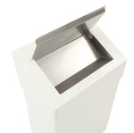 DutchDesign afvalbak met hygiënische top 18 liter wit