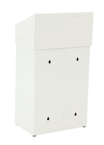 DutchDesign afvalbak met hygiënische top 18 liter wit