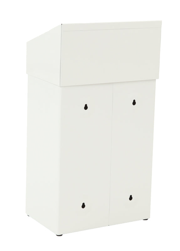 DutchDesign afvalbak met hygiënische top 18 liter wit