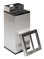 DutchDesign Carro Mix afvalscheidingsunit 2x52,5 liter mat RVS