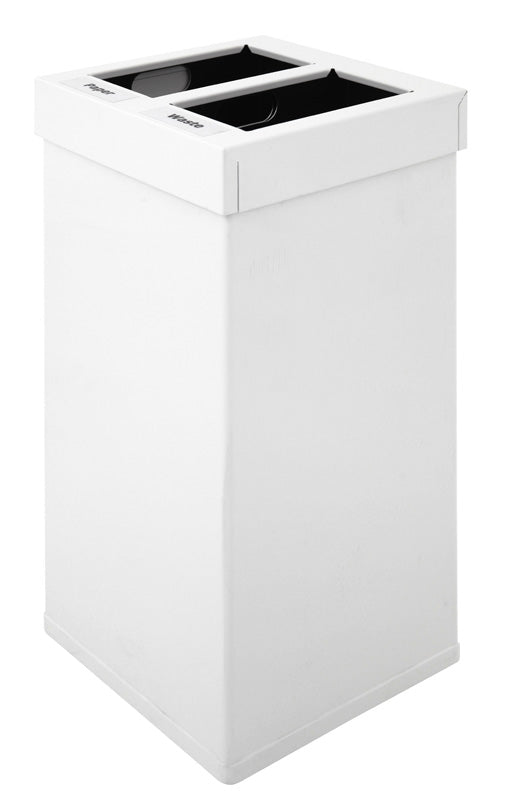 DutchDesign Carro Mix afvalscheidingsunit 2x52,5 liter wit