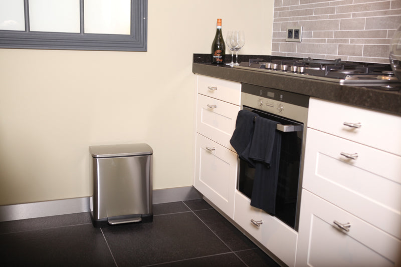 EKO E-Cube pedaalemmer 20 liter mat RVS