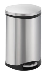 EKO Shell Bin pedaalemmer 18 liter mat RVS