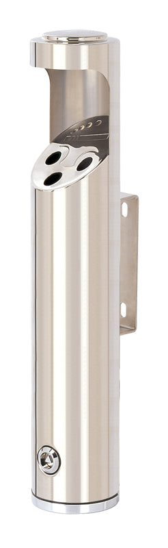 V-Part wandasbak zuil rond RVS