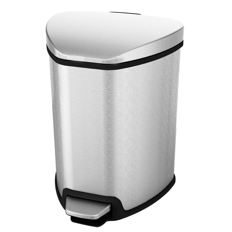 EKO Grace pedaalemmer 5 liter mat RVS