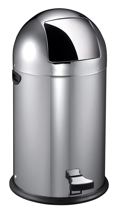 EKO Kickcan pedaalafvalbak 40 liter mat RVS