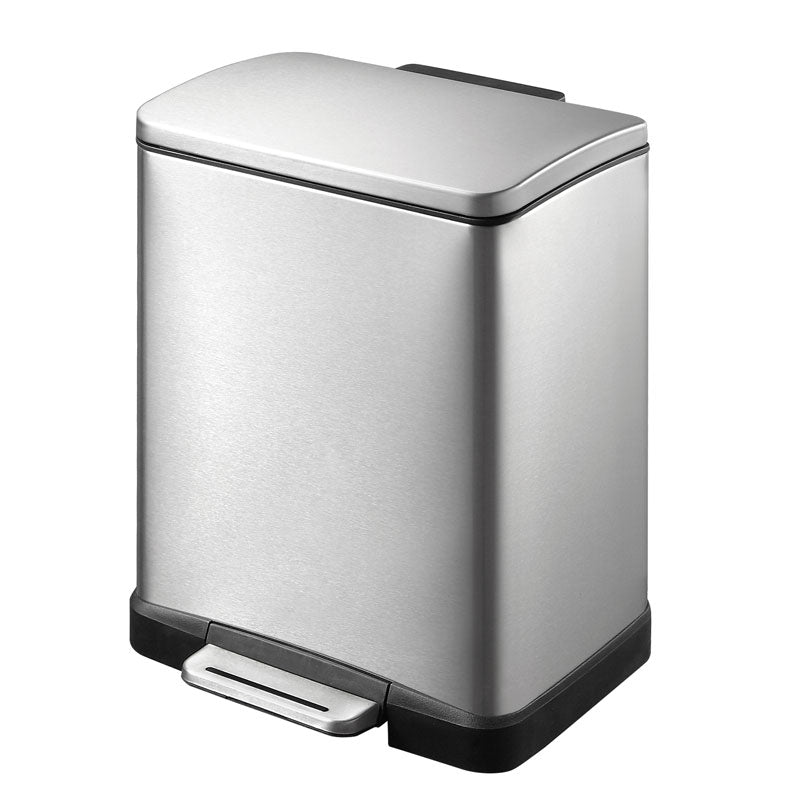 EKO E-Cube pedaalemmer 12 liter mat RVS
