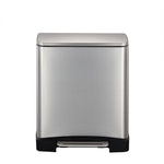 EKO E-Cube pedaalemmer 12 liter mat RVS