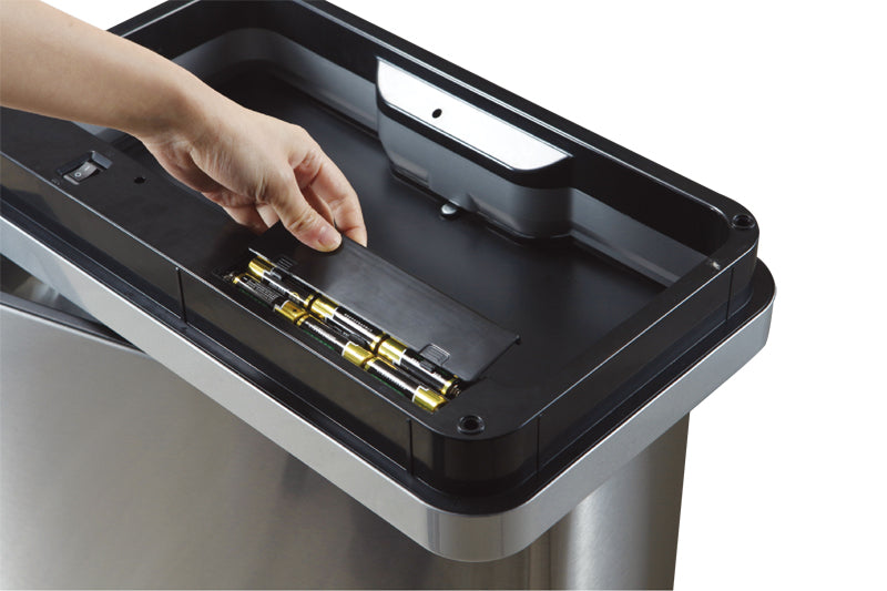 EKO Mirage Recycler Sensor Bin 20+20 liter mat RVS/zwart