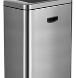 EKO Mirage Recycler Sensor Bin 20+20 liter mat RVS/zwart